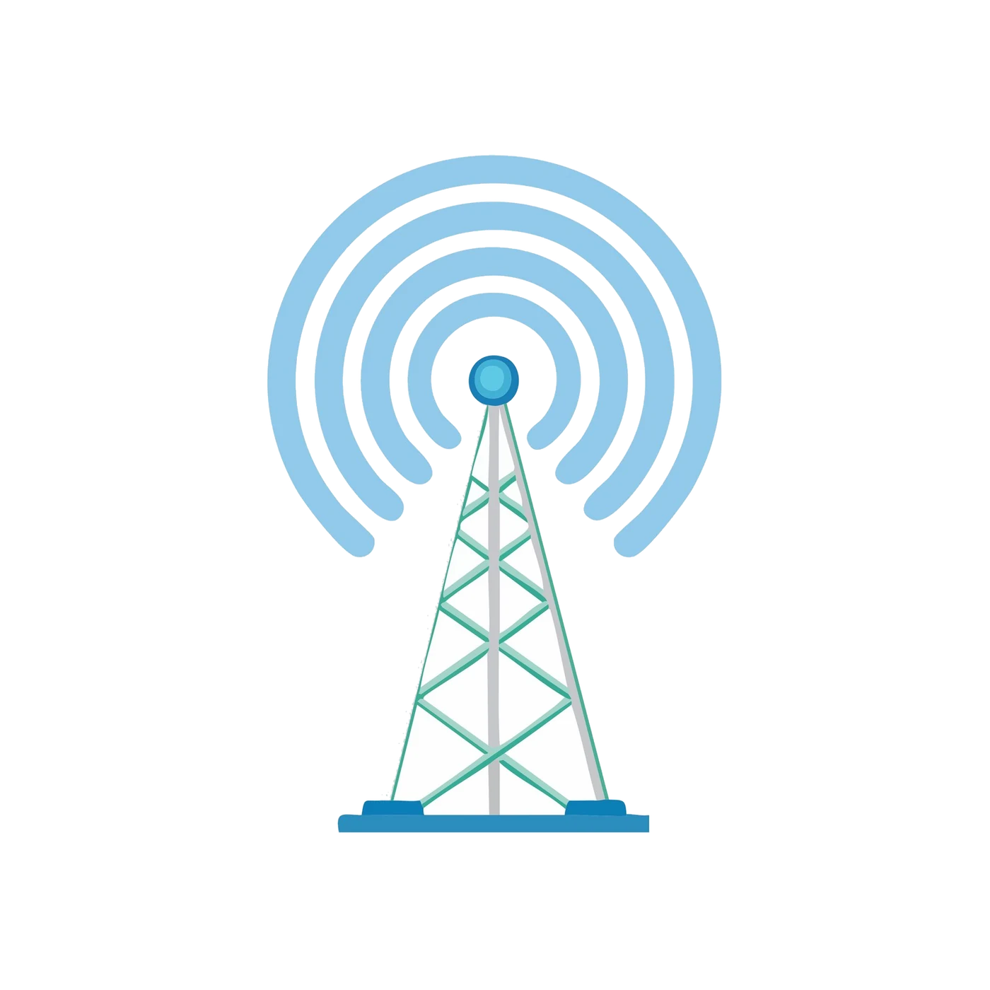 Signal réseau émis vers les sites raccordés